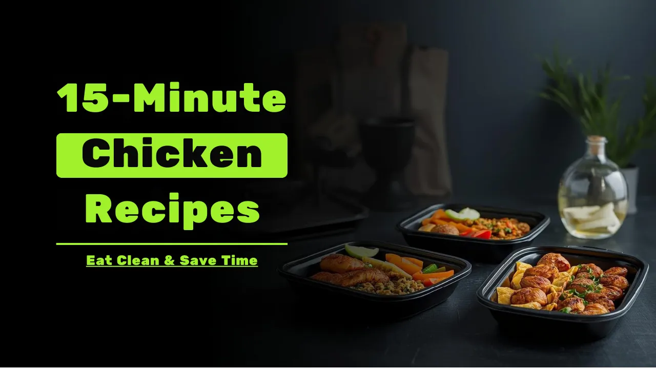 15-Minute Chicken Recipes for Meal Prep: Eat Clean, Save Time, Don’t Lose Your Mind