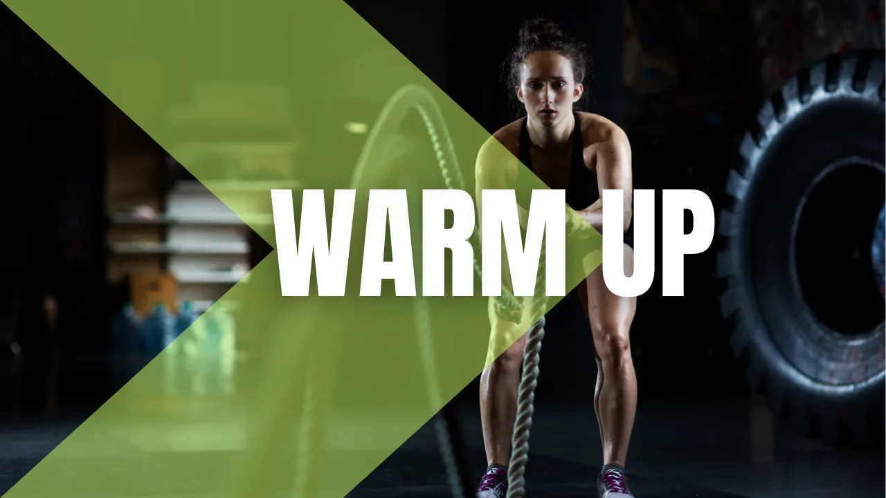 Warm-up routine before bodyweight workout