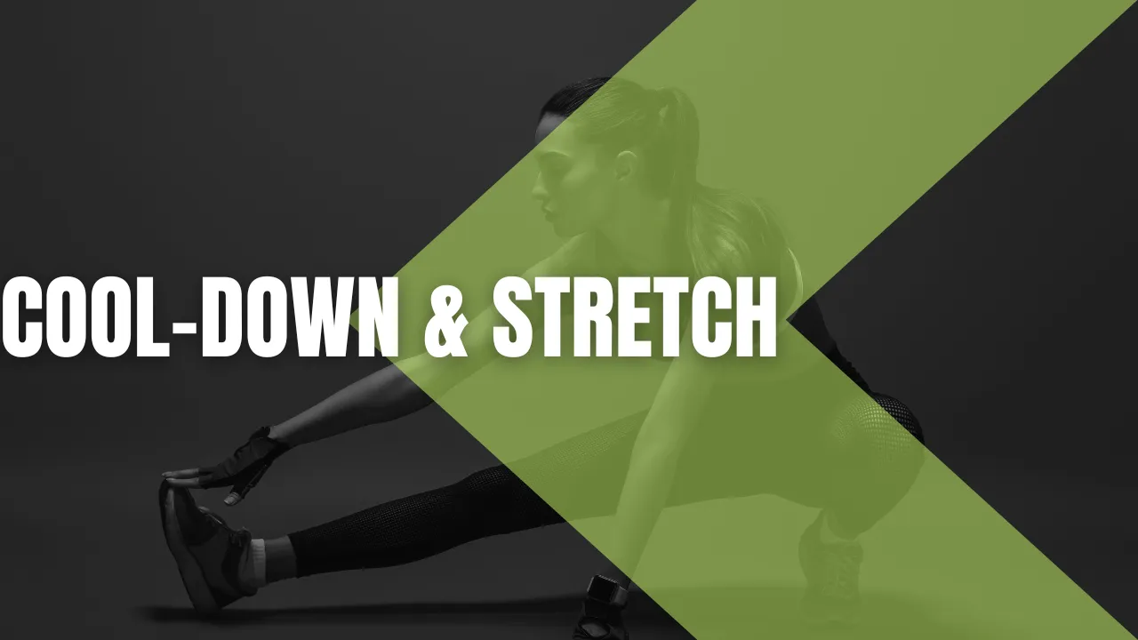 Cool-down stretching after workout