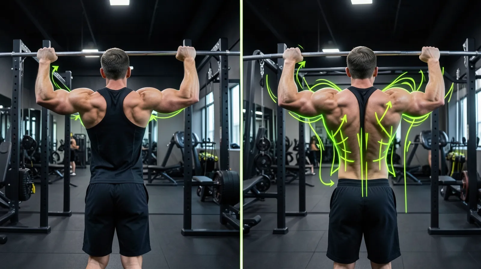 Pull-ups and Lat Pulldowns