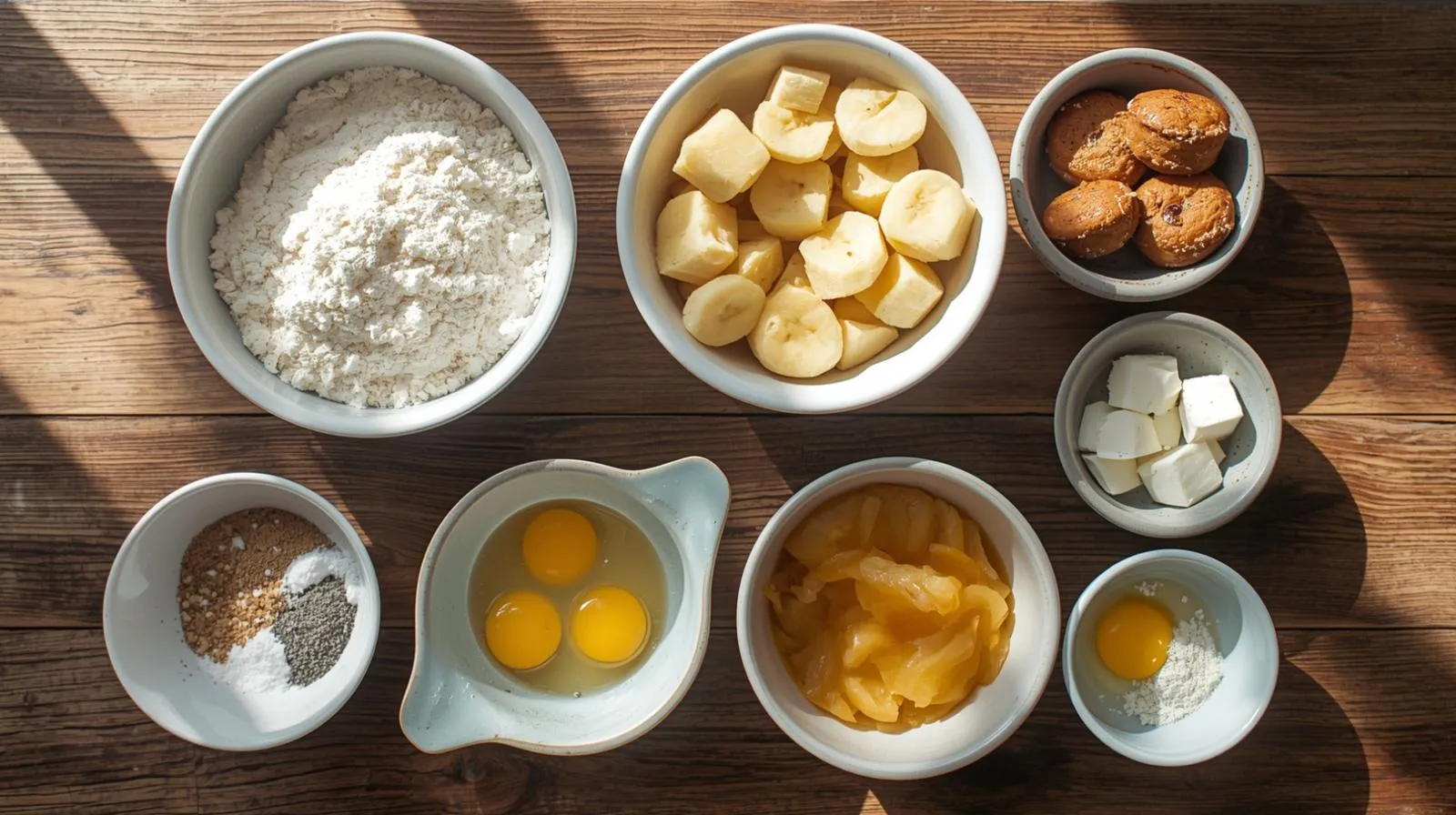 Vegan egg alternatives including flax eggs and applesauce for plant-based cookies