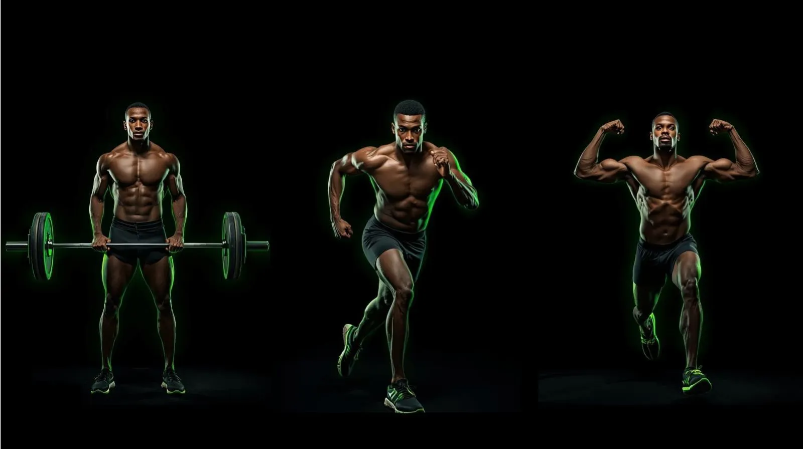 Fitness goals comparison: fat loss, muscle building, strength training, athletic performance