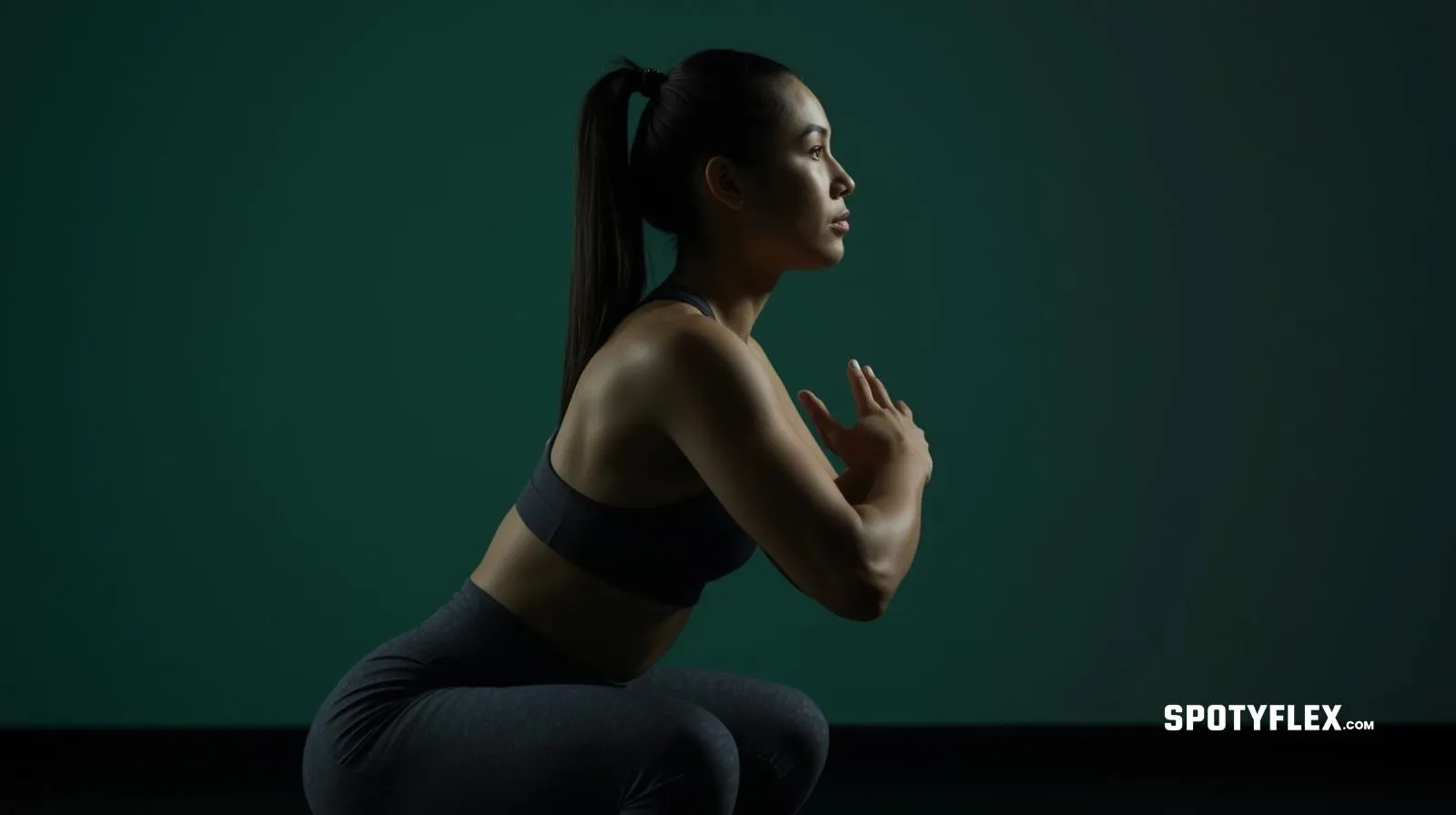 Bodyweight squat warm-up movement