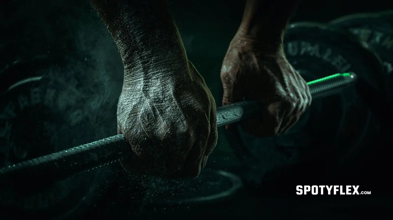 Hands gripping a barbell, highlighting progressive overload