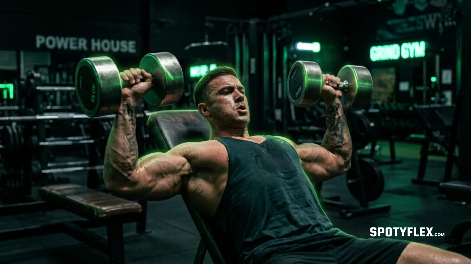 Dumbbell training for muscle hypertrophy