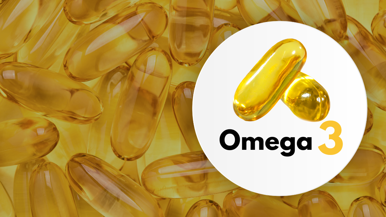 Omega-3 fish oil supplement for recovery and health